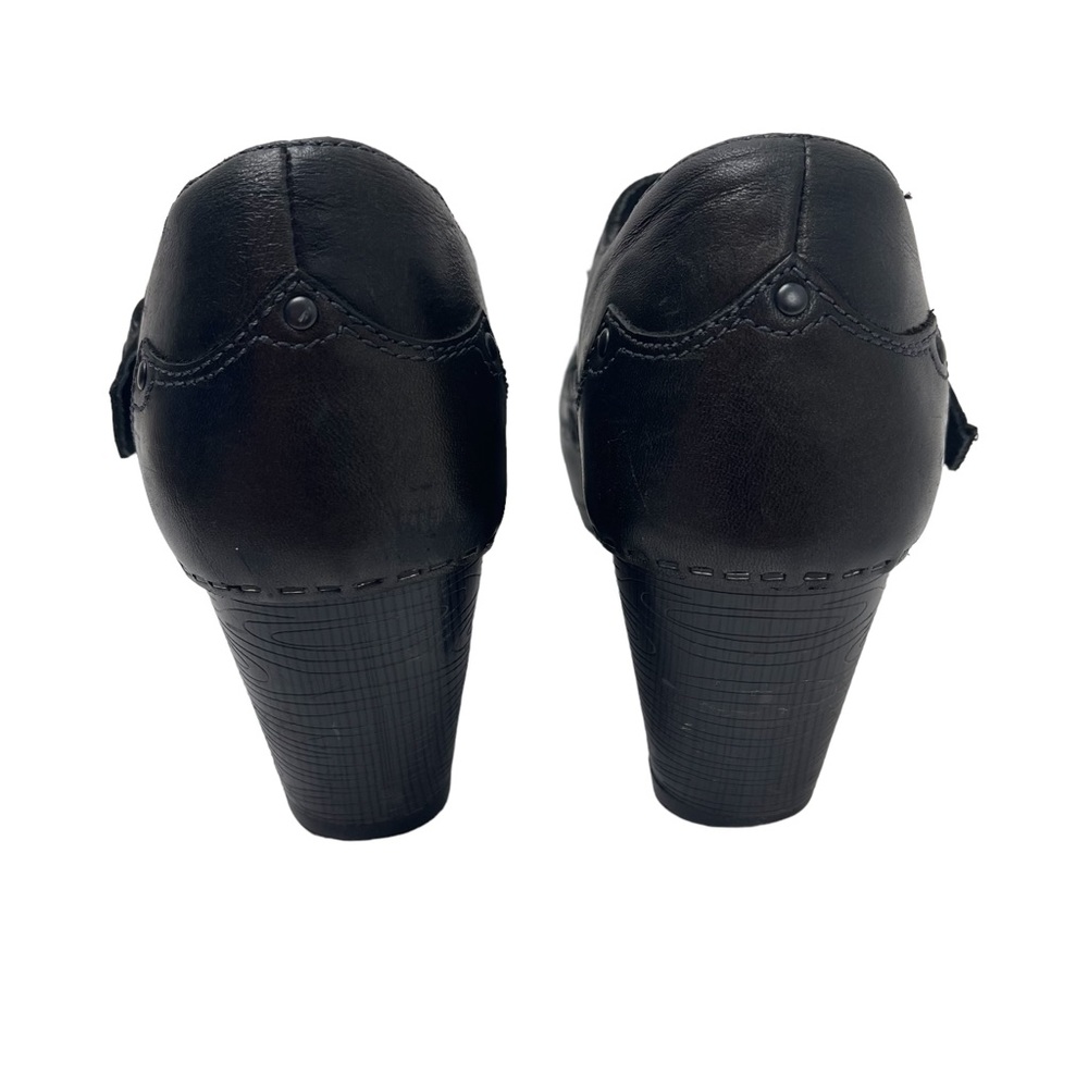 DANSKO Nevin Leather Mary Jane Size 37 EU / 6.5 -7 US Western Buckle Heeled Shoe - Picture 4 of 12